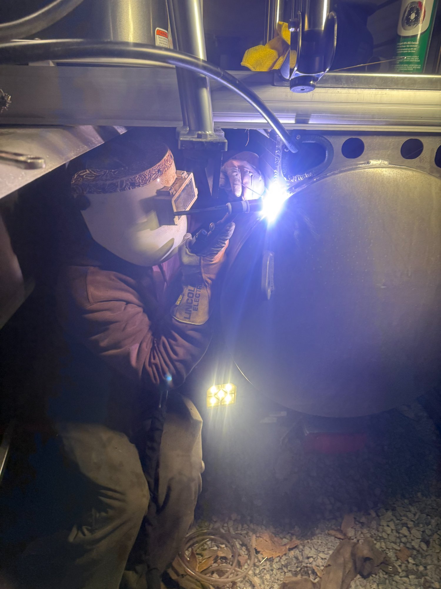 Marine welding — boat repairs, T-tops, hull work